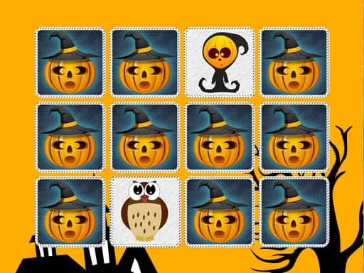 Screenshot van Kids Memory Game: Halloween
