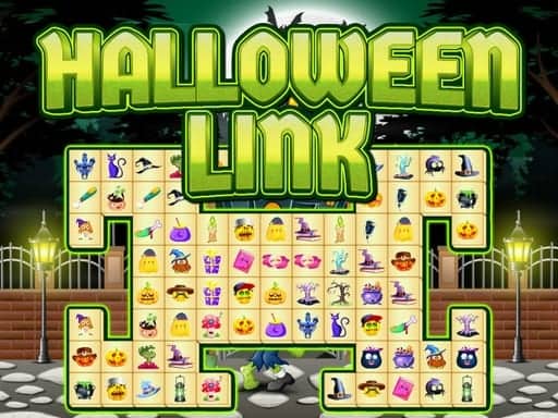 Screenshot van Halloween Link