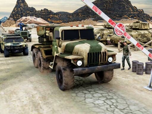Screenshot van Army Machine Transporter Truck