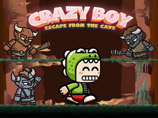 Screenshot van Crazy Boy Escape From The Cave