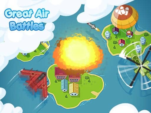 Screenshot van Great Air Battle
