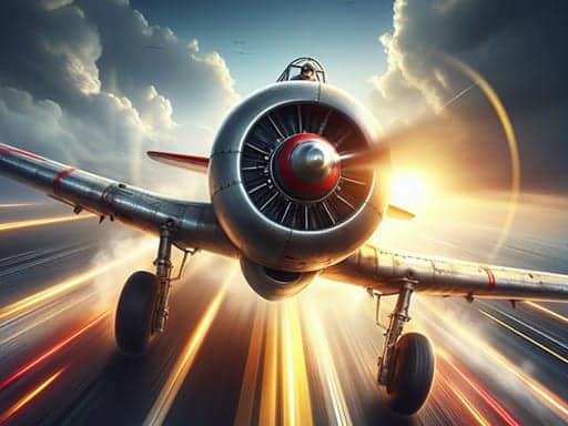 Screenshot van Amazing Airplane Racer