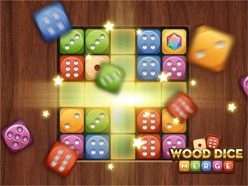 Screenshot van Wood Dice Merge