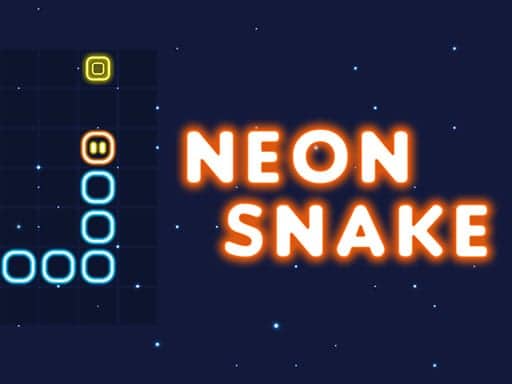 Screenshot van Neon Snake Game