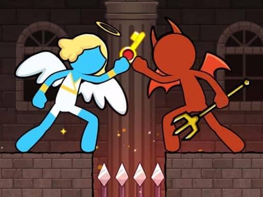Screenshot van Stickman Duo: Escape The Tomb