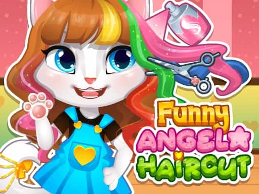 Screenshot van Funny Angela Haircut
