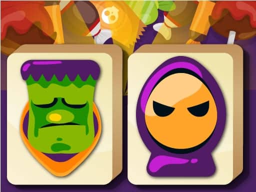 Screenshot van Mahjong Halloween