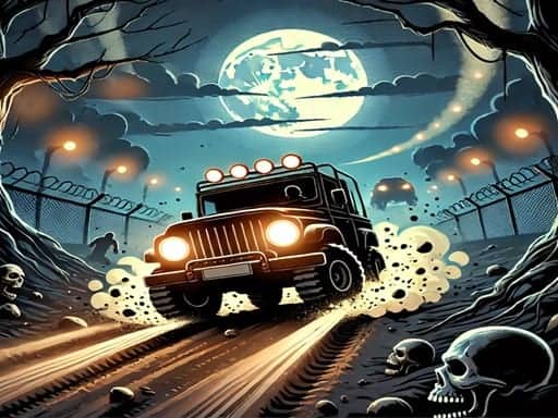 Screenshot van Racing Car Destroying Zombie