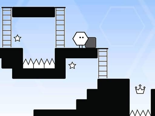Screenshot van Hexoboy. Blue world
