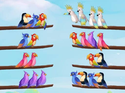 Screenshot van Bird Sort Puzzle