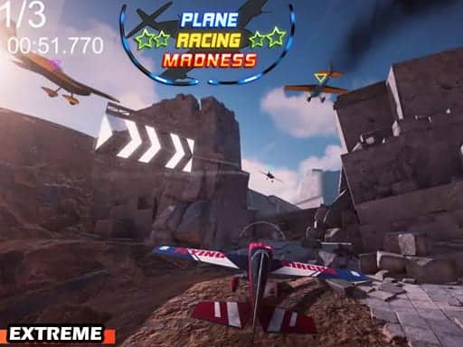 Screenshot van Plane Racing Stunts