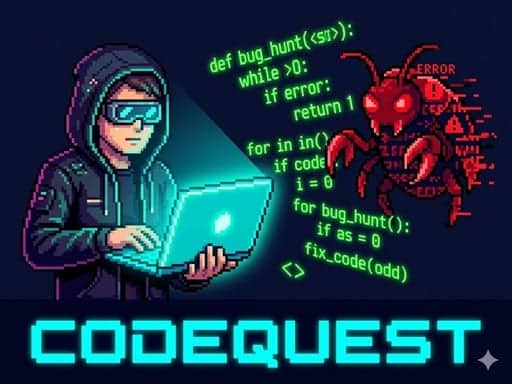 Screenshot van CodeQuest