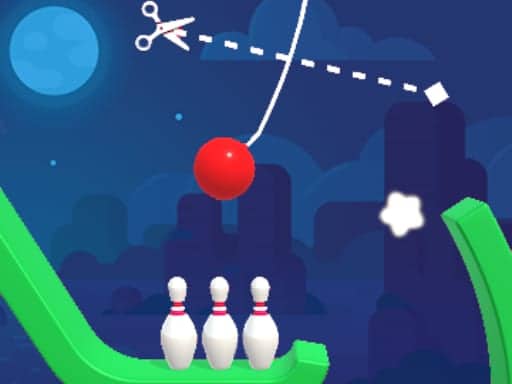 Screenshot van Rope Bowing Puzzle