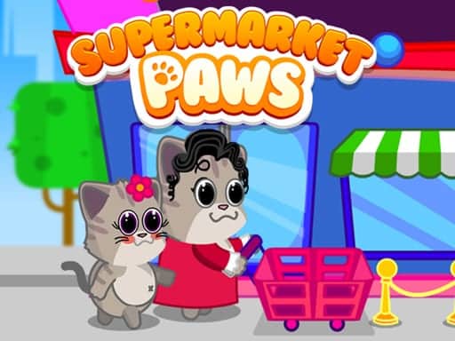 Screenshot van Supermarket Paws Cat Game for kids