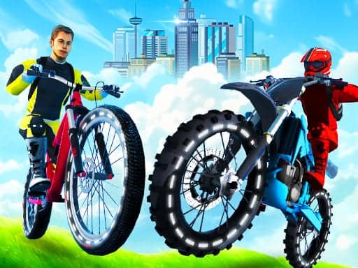 Screenshot van City Bike Racing Champion